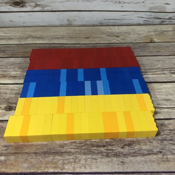 LEGO 2x4 Bricks Blocks Assorted Mix Basic Bulk Lot Red Yellow Blue 60 Pieces - Picture 4 of 6